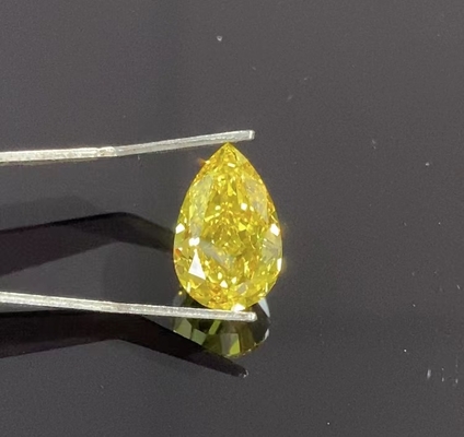 Il laboratorio sciolto della pera 2-3CTS ha creato Diamond Synthetic giallo IGI certificato