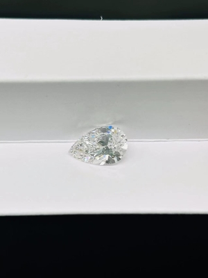 Il laboratorio a forma di pera sintetico ha creato il grado bianco di chiarezza dei diamanti VS1