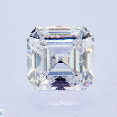 Bianco 3.2ct Coltivato in laboratorio CVD Diamanti Quadrati Smeraldo Asscher Forma IGI Certificato