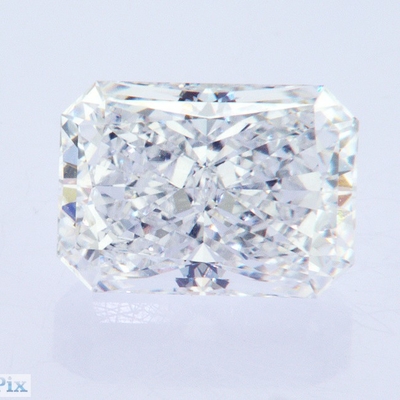 Di alta qualità 3,39ct Radiant Cut E VVS Laboratorio coltivato CVD Bianco diamante GIA certificato