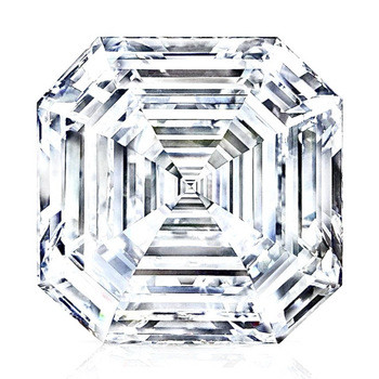 4.02CT Coltivato in laboratorio CVD Diamante Asscher Forma E Colore Per Decorazione Gioielli