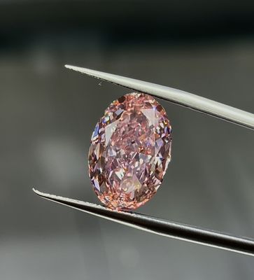 10CT Diamanti Rosa Intenso Fancy a Forma Ovale Coltivati in Laboratorio Certificati IGI Diamanti Rosa
